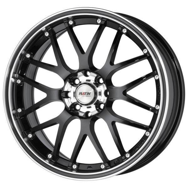 PLATIN 6,0x15  Platin  P61 MIRROR LIPPOL/BLACK BLACK RIM