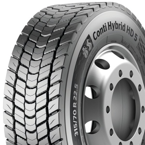 CONTINENTAL 315/70R 22.5 152M TL HYBRID HD5 HA / M+S / Ja